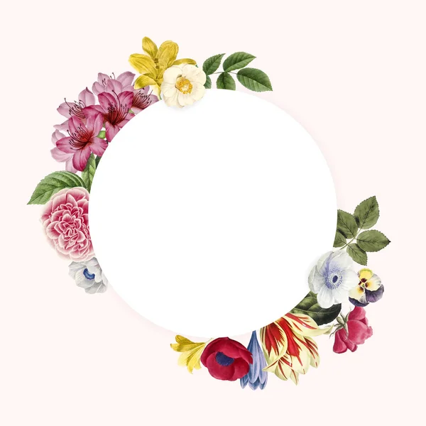 Floraler Rahmen Für Kopierraum — Stockfoto