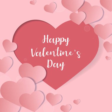 Sevgililer günü vektör tasarım konsepti