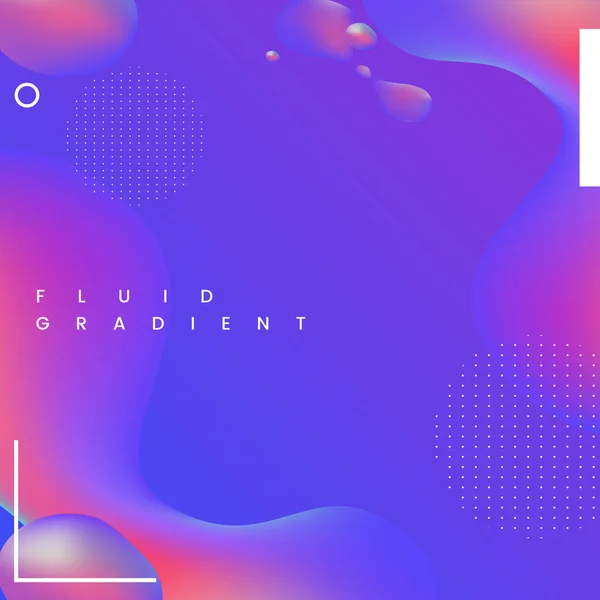 Vecteur Fond Dégradé Fluide Coloré — Image vectorielle