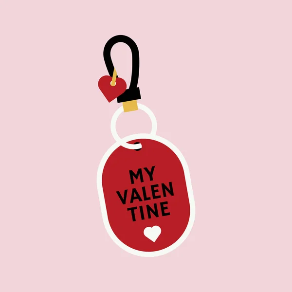 Mon Vecteur Balise Valentine — Image vectorielle