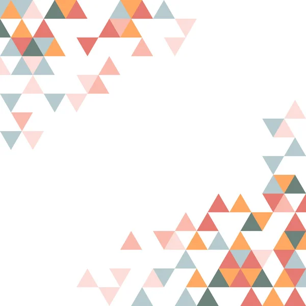 Цветной Треугольник Белом Фоне — стоковый вектор