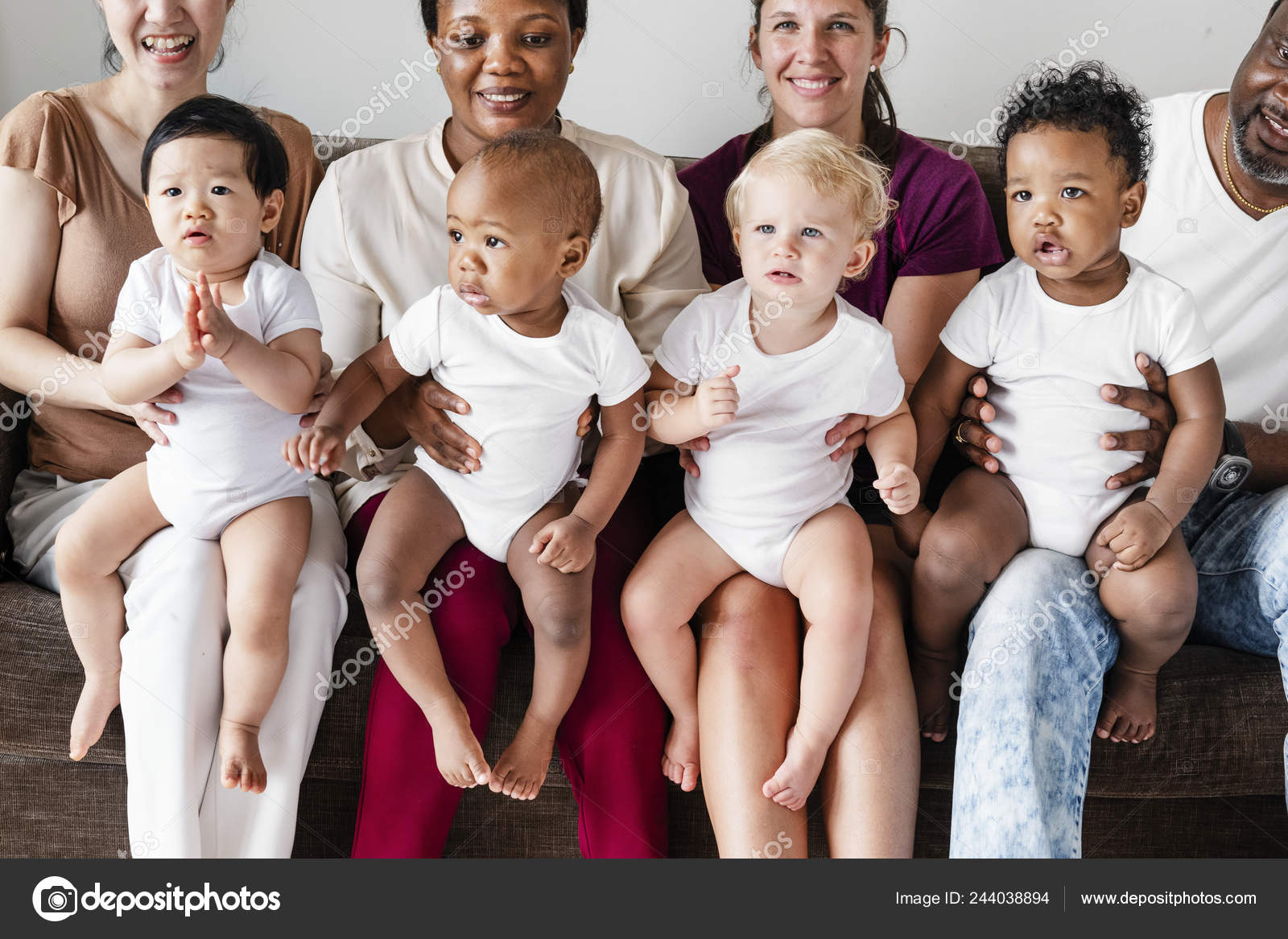 Diverse Babies Parents Stock Photo by ©Rawpixel 244038894