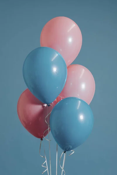 Ballons Rose Pastel Bleu — Photo