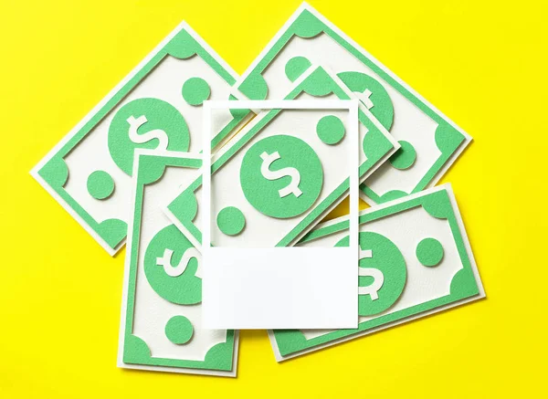 Paper Craft Art Dollars — Stock Photo, Image