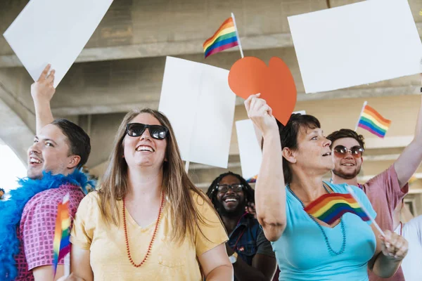 Alegre Gay Orgulho Lgbt Festival — Fotografia de Stock