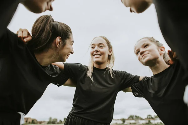 Rassemblement Joueurs Rugby Avant Match — Photo