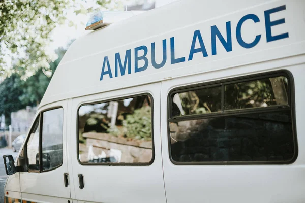 Kant Van Een Britse Ambulance — Stockfoto