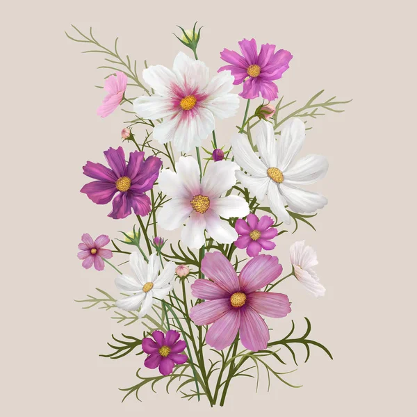 Όμορφη Floral Σύνορα Σχεδιασμό — Διανυσματικό Αρχείο