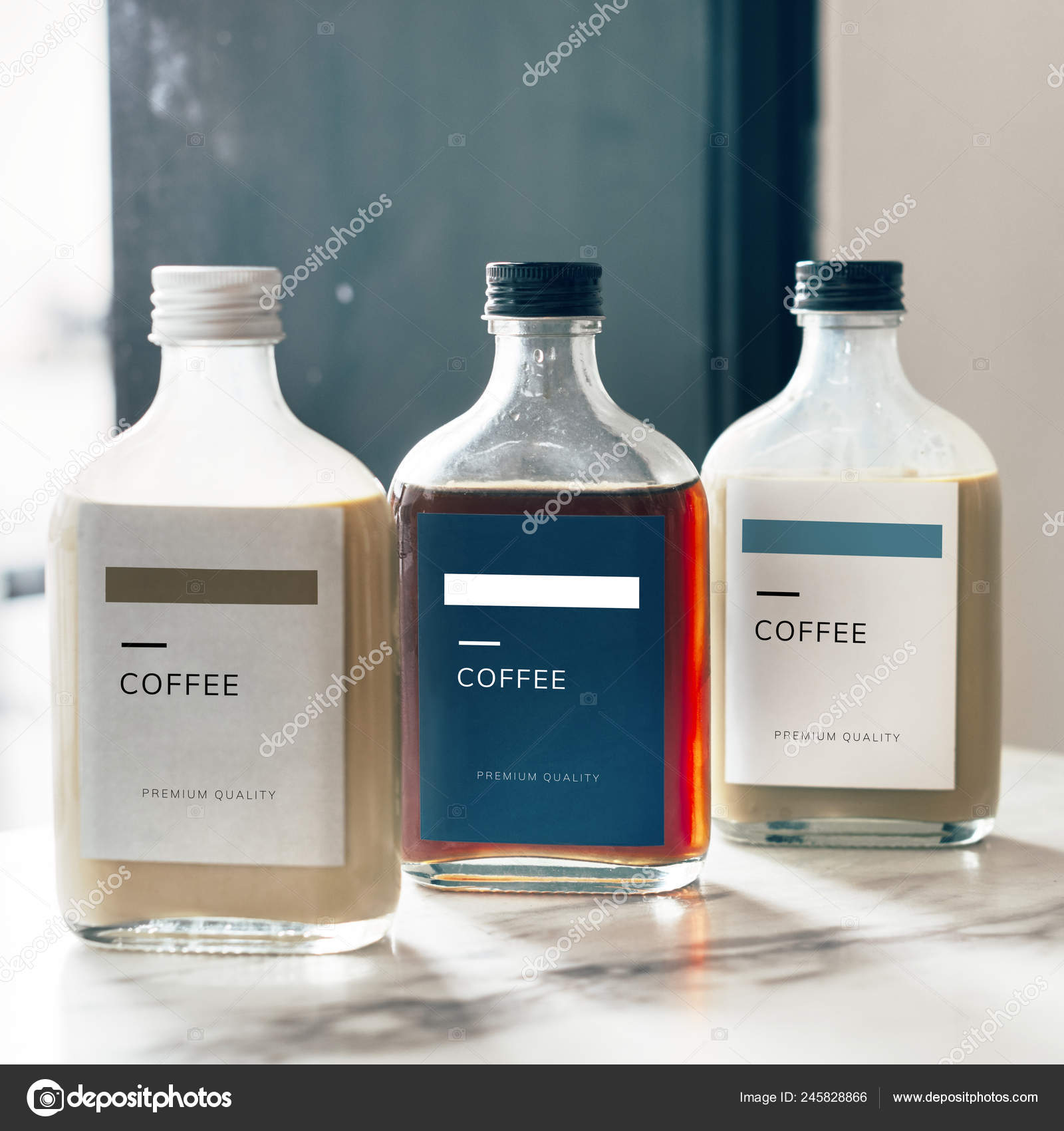Download Cold Brew Coffee Bottle Mockup Design Stock Photo Image By C Rawpixel 245828866