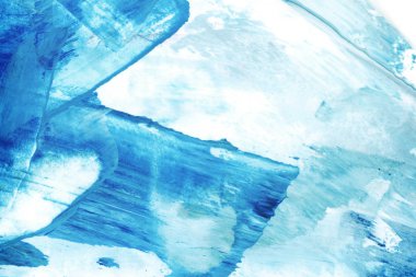 Mavi ve beyaz fırça darbesi dokulu arka plan