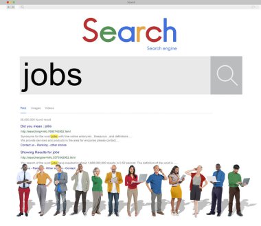 İnsanlar Grubu Teknoloji Cihaz Arama Konsepti bağlayın