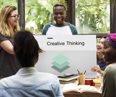 Yaratıcı tasarım hayal ilham 3d kağıt