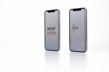 Tam ekran smartphone mockup tasarım