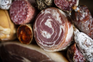 Charcuterie et ürünleri gıda fotoğraf tarifi fikir closeup