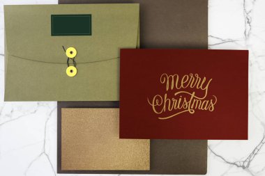 Noel tatil tebrik tasarım mockup