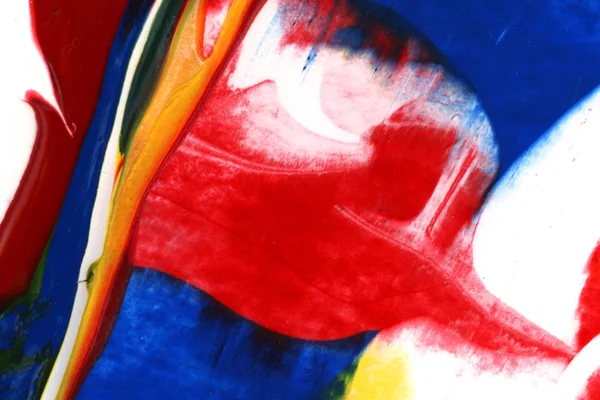 Красочный Абстрактный Акриловый Фон — стоковое фото