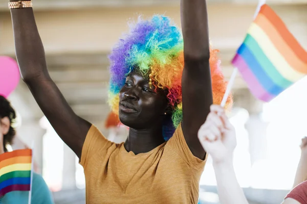 Neşeli Gay Gurur Lgbt Festivali — Stok fotoğraf