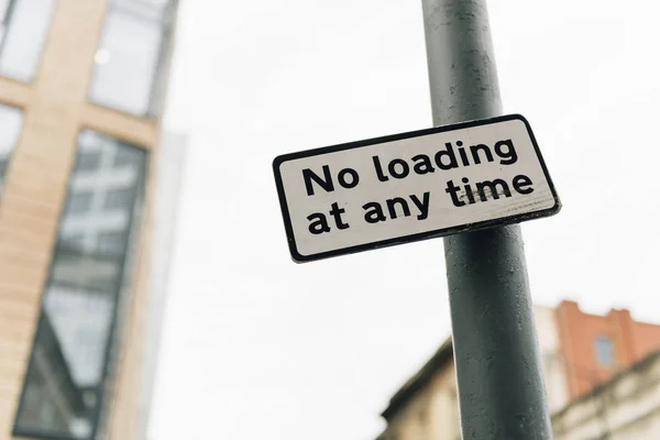 Loading Any Time Sign City — Stock Photo, Image
