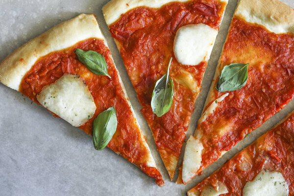 Домашняя вегетарианка Маргарита фотография пиццы