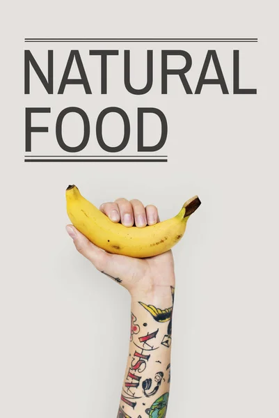 天然食品水果图片字 — 图库照片