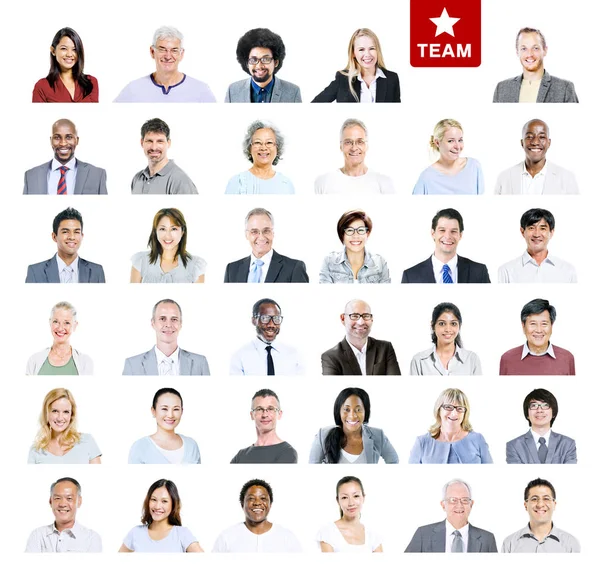 Group Multiethnic Diverse Business Team — Stock Photo, Image