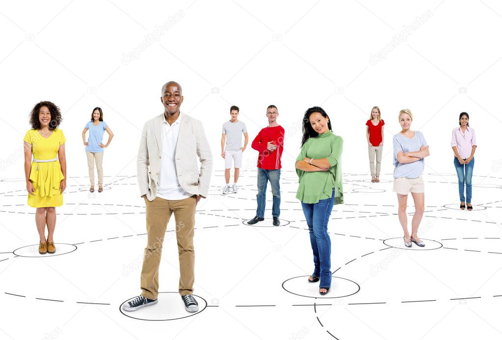 diversity people with Connection