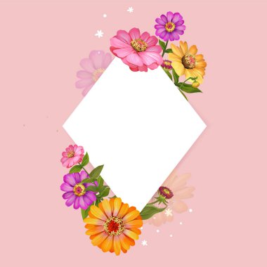 Güzel çiçek sınır tasarlamak 