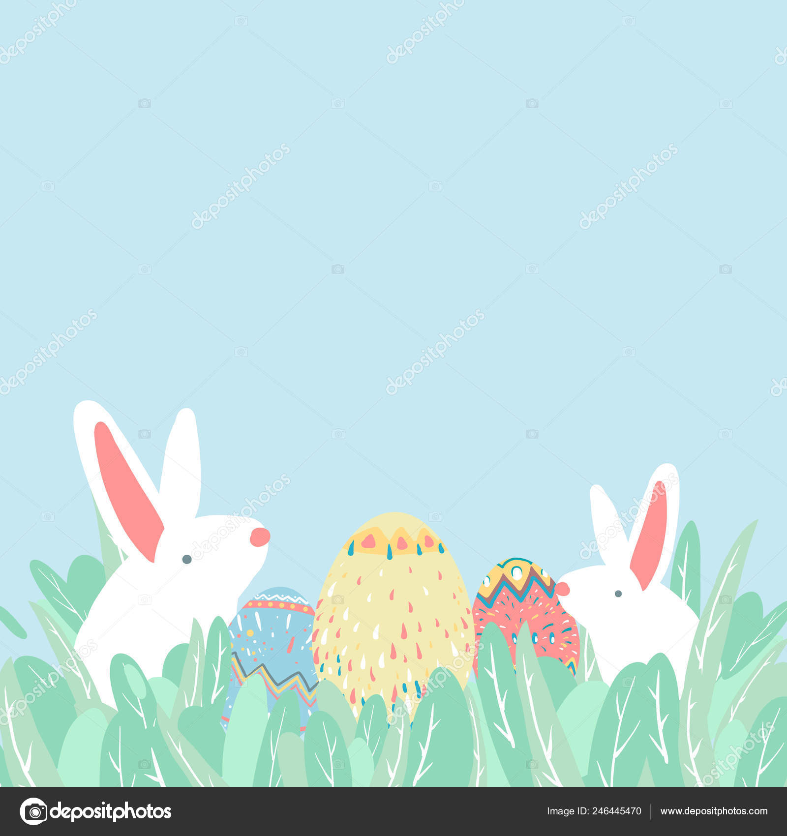 Easter Eggs Hunt Festival Background Vector Vector Image By C Rawpixel Vector Stock