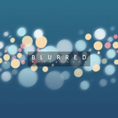 Bulanık arkaplan efekti vektörü