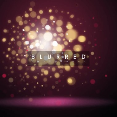 Bulanık arkaplan efekti vektörü