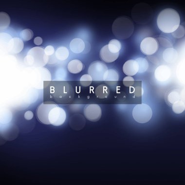 Bulanık arkaplan efekti vektörü