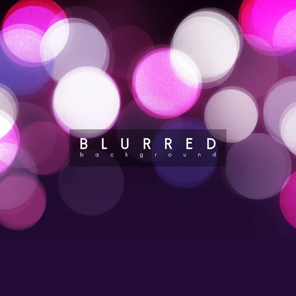 Blurred Glowing Background Effect Vector — Stock Vector