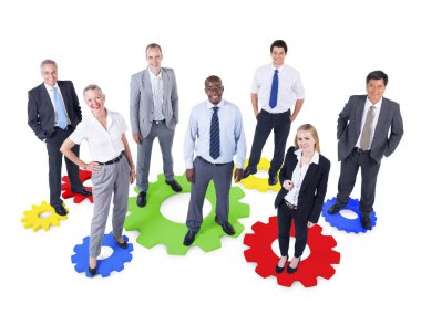 Grup iş insanlar kavramı