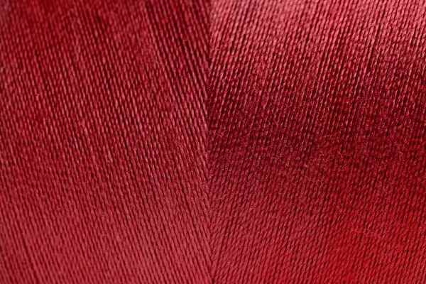 Rot Gerollt Garn Textur Hintergrund — Stockfoto