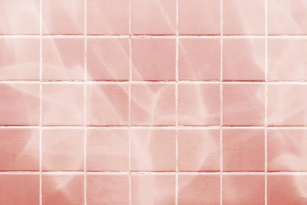 Παστέλ Ροζ Πλακάκια Φόντο Υφή — Φωτογραφία Αρχείου