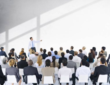 İş Adamları Seminer Toplantısı Tanıtım Konsepti