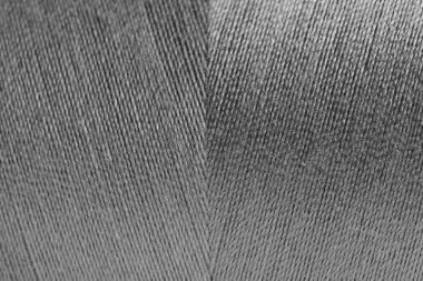 İplik doku arka plan gri haddelenmiş