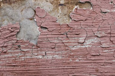 Beton duvar arka plan kırmızı kırık