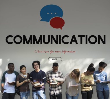 İletişim Konuşma Bubble Sosyal Ağ Değişimi