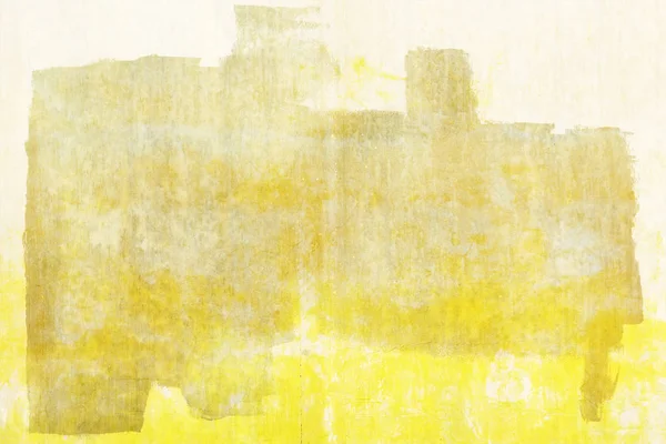 Κίτρινο Πικραμένος Τσιμεντένιο Τοίχο — Φωτογραφία Αρχείου