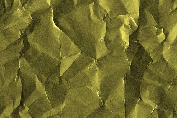 Grün Zerknittert Strukturierten Papier Hintergrund — Stockfoto