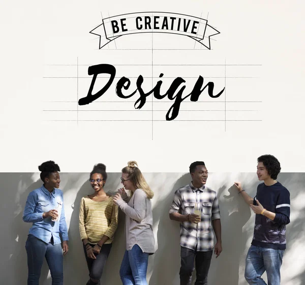 Idées Design Créatif Illustration Bannière Concept — Photo