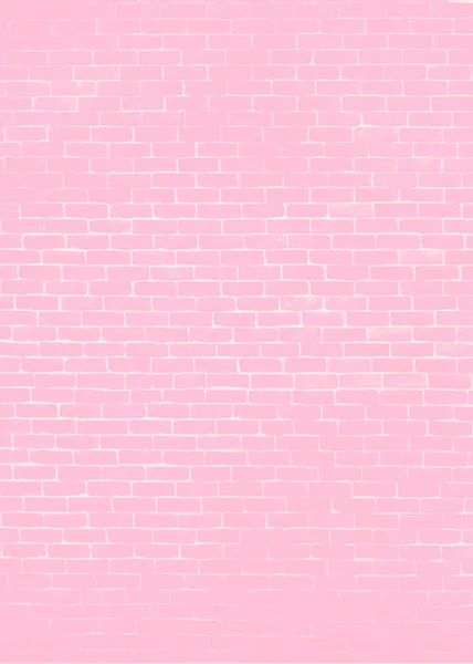 Рожева Цегляна Стіна Текстурований Фон — стокове фото