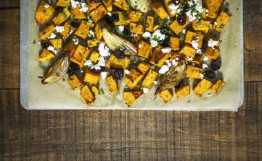 Vegan Şükran pişmiş Balkabagi tarifi