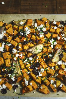 Vegan Şükran pişmiş Balkabagi tarifi