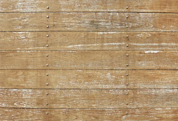 Scratched Brown Wooden Textured Flooring Background — Stock Photo, Image