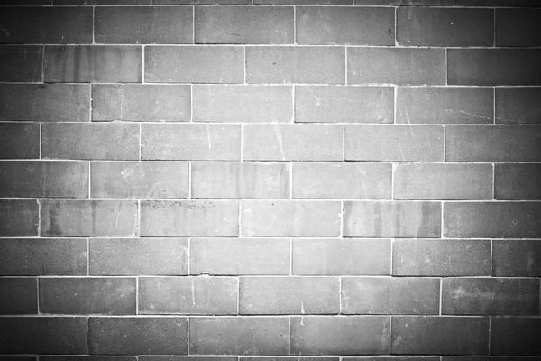 Vignette Gray Brick Wall Textured Background — Stock Photo, Image