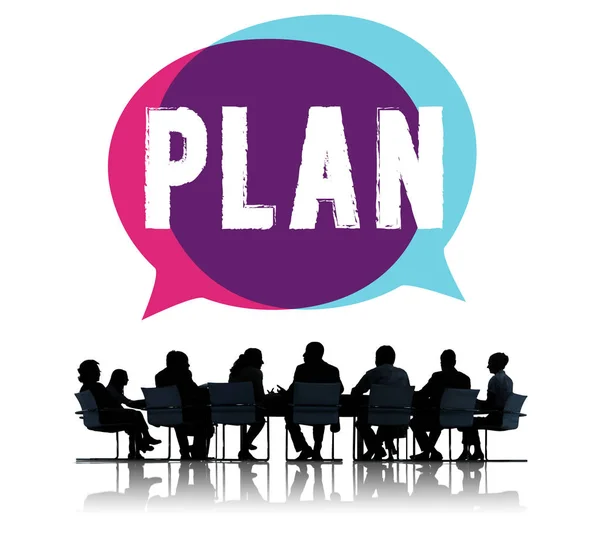 Plan Vision Planering Tänkande Strategi Koncept — Stockfoto
