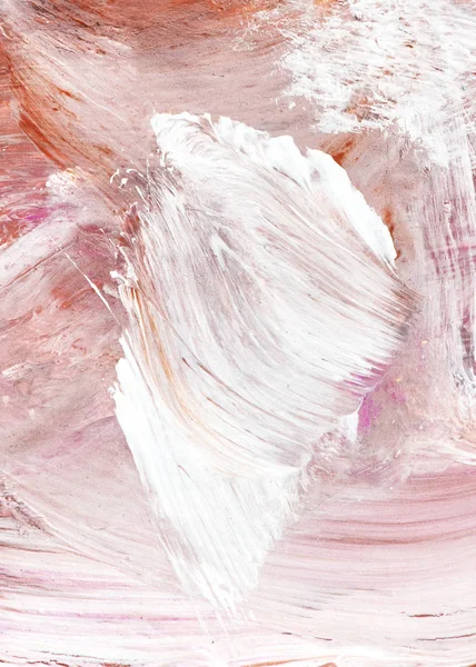 Рожеві Масляні Фарби Штрихи Текстурованого Фону — стокове фото