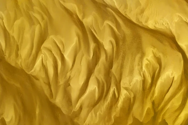 Złote Tkaniny Jedwabne Teksturowane Tło — Zdjęcie stockowe
